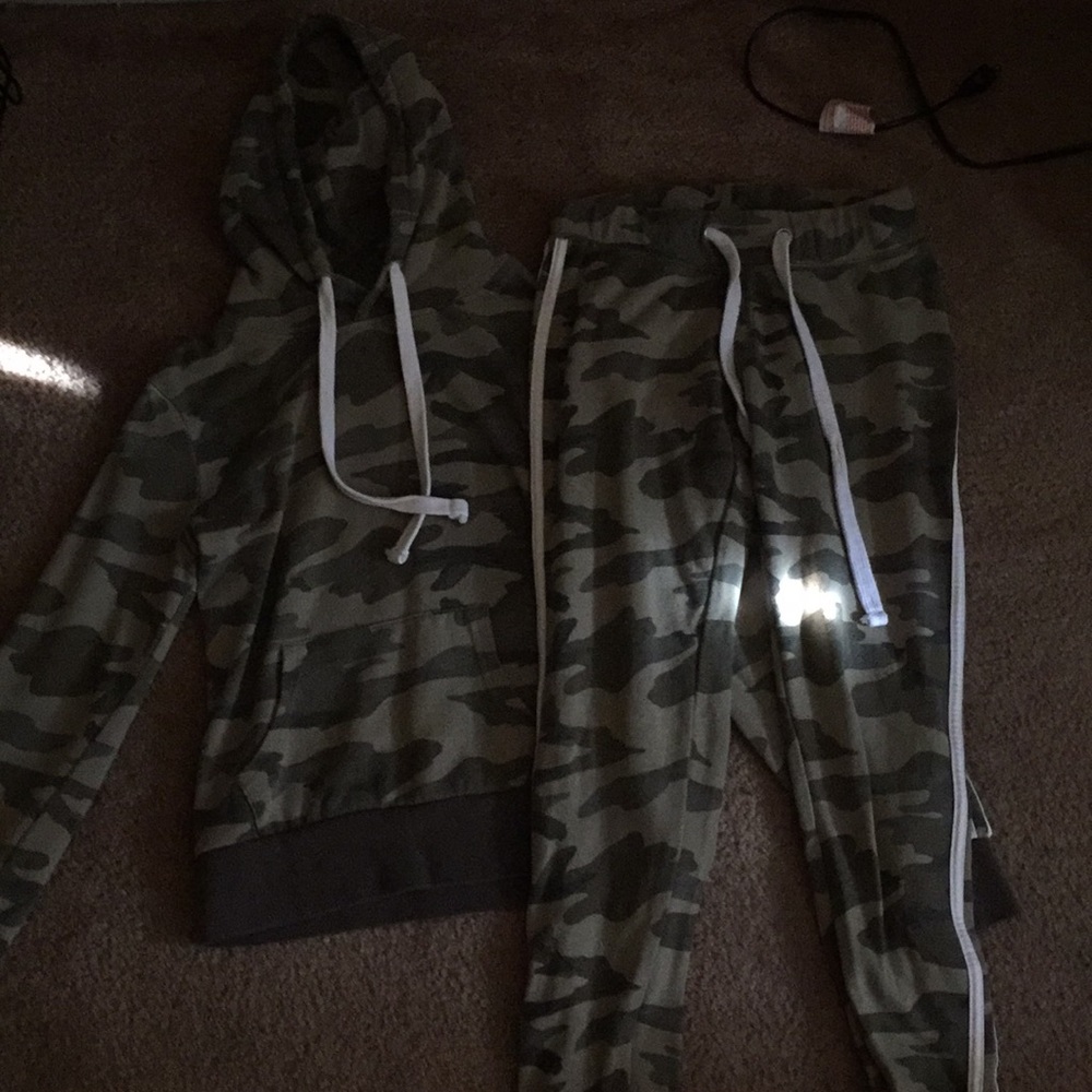 Matching hoodie and jogger set